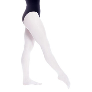 RUMPF 108 Economy Ballett Strumpfhose mit Fuß Weiß 4-6 Jahre