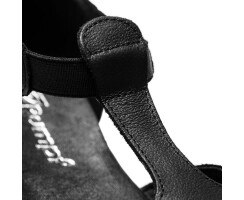 RUMPF 1312 Griechische Sandalette versch. Farben Schwarz 36